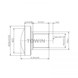 CCL12015MP Fisheye CCTV HD lens IR corrected Φ4.5 M12 lens 185° 8MP F2.5 security surveillance