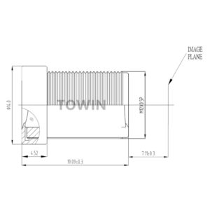 CCL125080MP HD CCTV M12 S-mount board lens 8mm IR corrected 5MP for MT9P031 F1.8 security