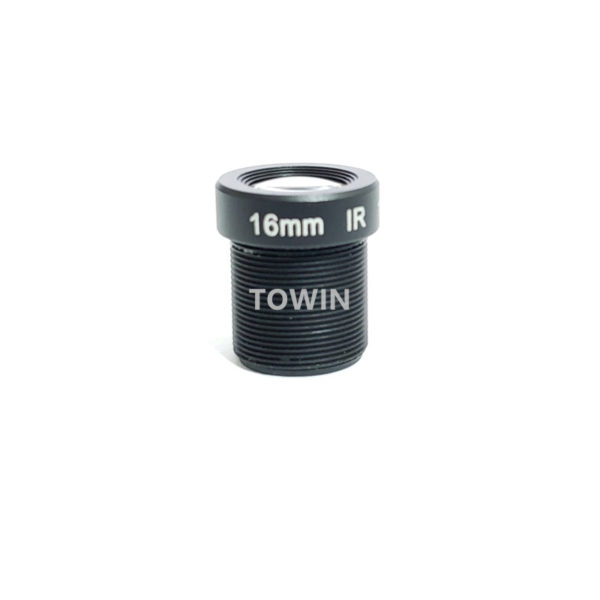 CCL12516MPR2 Low distortion CCTV 16mm M12 s-mount board lens IR corrected HD 5MP security.