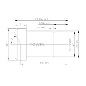 CCL12703612MP Low light F1.2 HD CCTV M12 S-mount board lens 2MP wide angle 3.6mm OV2710