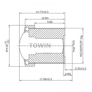 CCL13011MPFR Fisheye CCTV HD lens Φ3.6 190° M12 mount lens 3MP F1.8 security surveillance lens