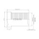 25mm M12 IR Corrected Lens | 1/3" Low Distortion Lens
