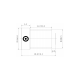 Low distortion wide angle M12 S-mount board lens