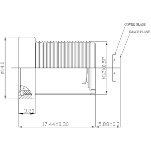 Wide-angle 5 Megapixel CCTV HD lens