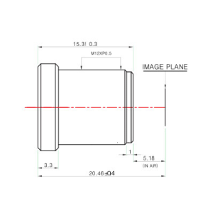 Wide-angle Megapixel CCTV lens IR corrected