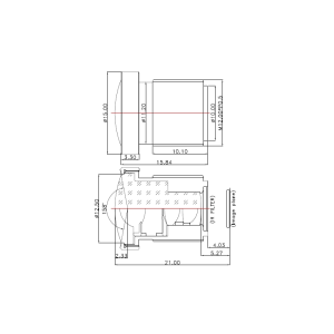 Wide-angle 5MP CCTV lens