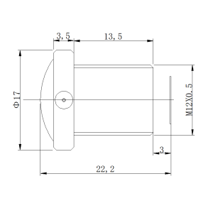 Fisheye 8 Megapixel CCTV HD Lens