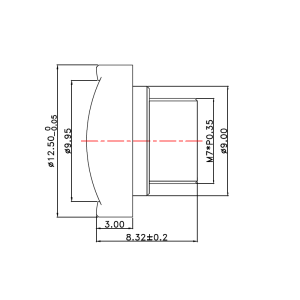 Wide-angle CCTV MegaPixel lens