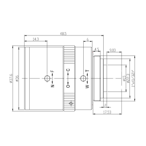 2-Megapixel CCTV lens