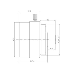 IR corrected CCTV lens