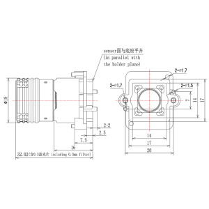 low-distortion lens