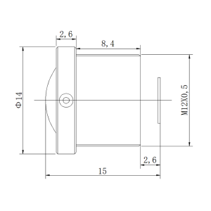 wide-angle CCTV lens