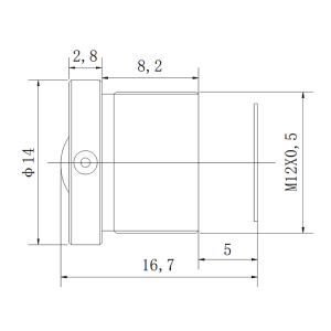 5-Megapixel low-distortion machine vision lens