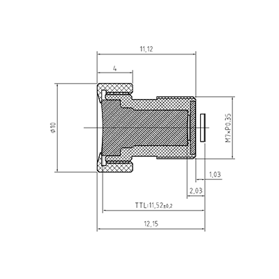 wide-angle lens M7x0.35 mount lens