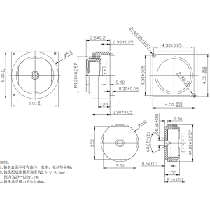 Low-distortion CCTV lens