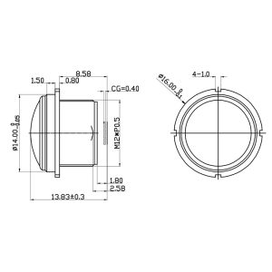 Fisheye CCTV lens