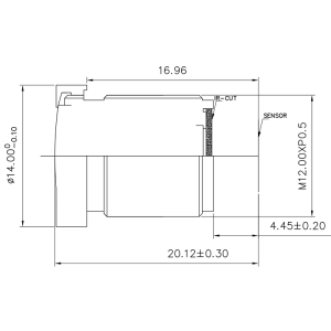 Wide-angle CCTV low-distortion lens
