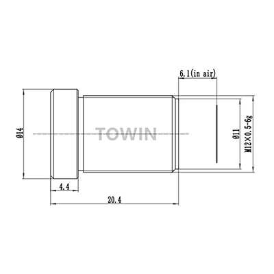 Low distortion M12 lens