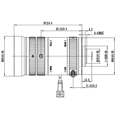 CS mount P-Iris CCTV lens