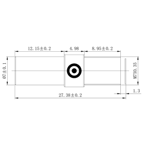Low-distortion CCTV lens