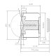 Wide Angle M12 board lens