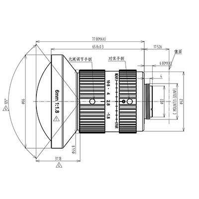 C-Mount Machine Vision lens