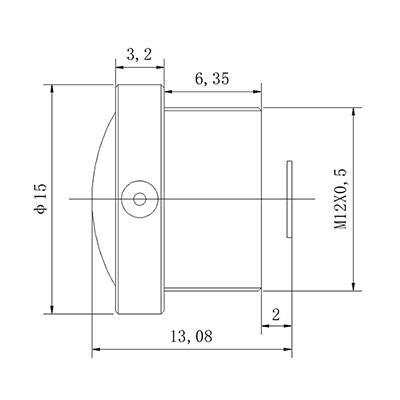 Fisheye IP69K Waterproof M12 Lens