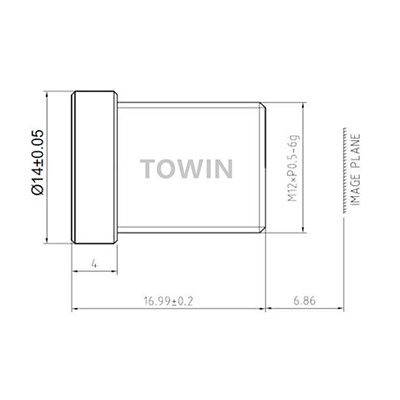 IR corrected CCTV lens