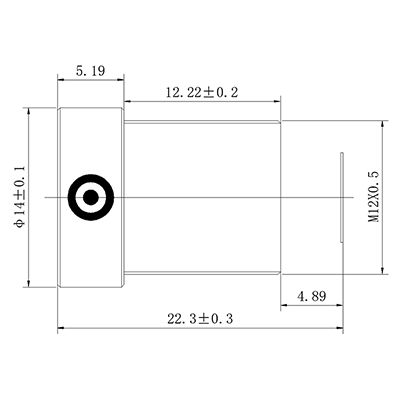 90° wide-angle lens