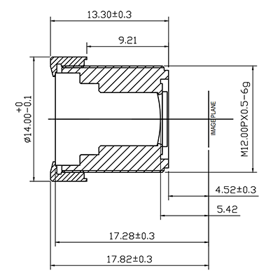 Low Distortion CCTV lens
