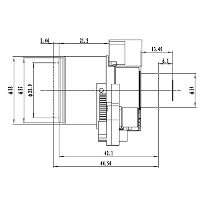 IR corrected CCTV lens