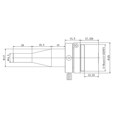 2.2mm wide-angle lens
