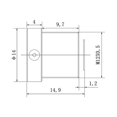 Low distortion Wide-angle CCTV VGA lens