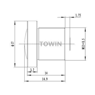 Fisheye CCTV HD lens