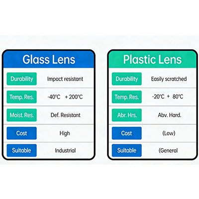 Glass vs. Plastic Lenses