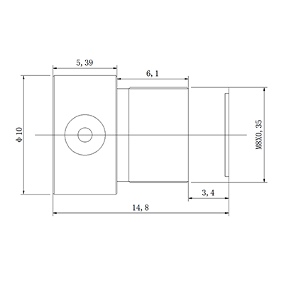 Low-distortion Wide-angle 8-Megapixel CCTV lens