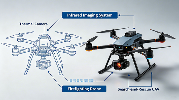 Thermal Imaging Drones