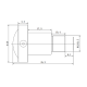1/1.7″ 3.2mm wide-angle lens IR correction