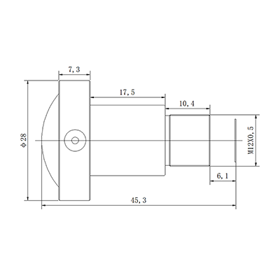 1/1.7″ 3.2mm wide-angle lens IR correction