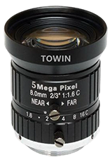 8mm Low Distortion Lens