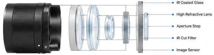 Industrial Lens Internal Structure